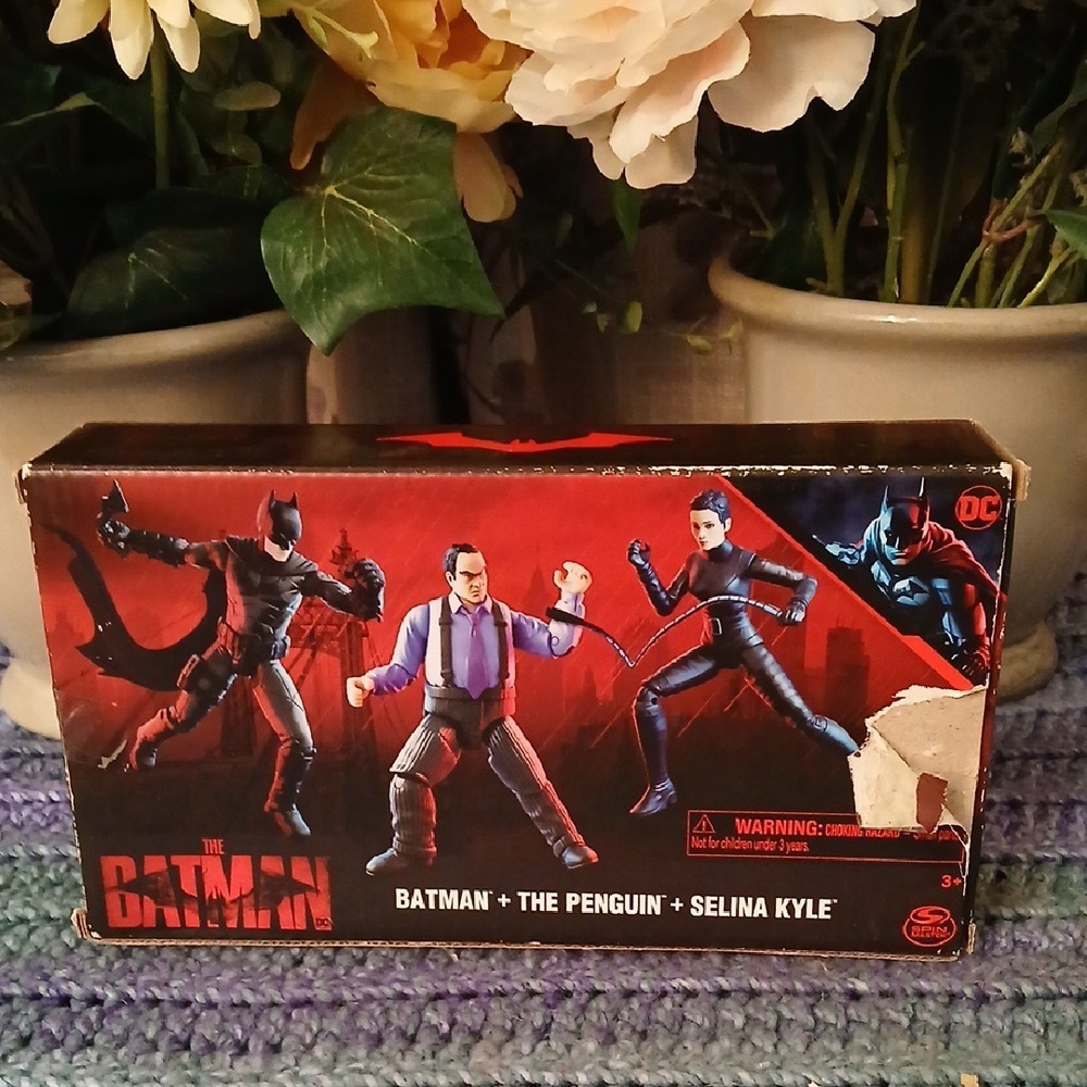 DC Batman Figure Collection - Black, Red, Blue